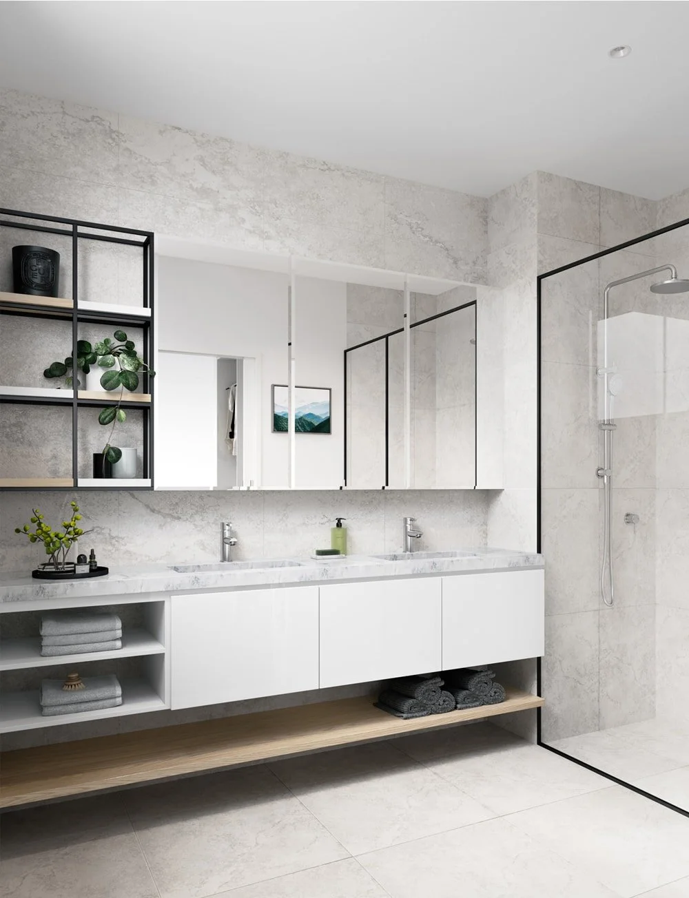 Profile bathroom