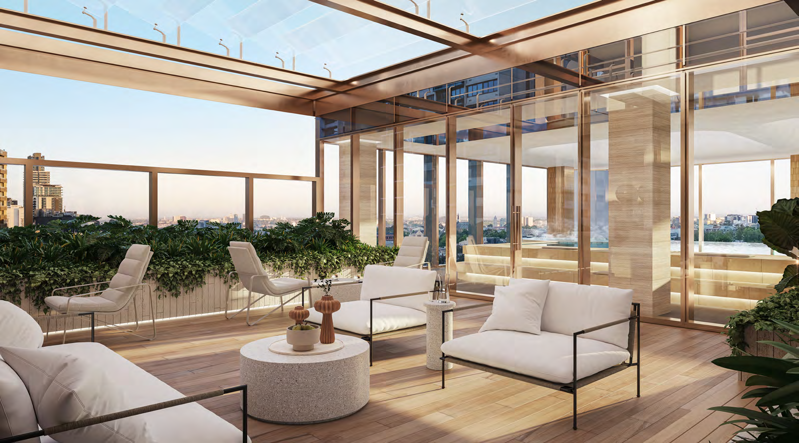 Aurum apartment living corner