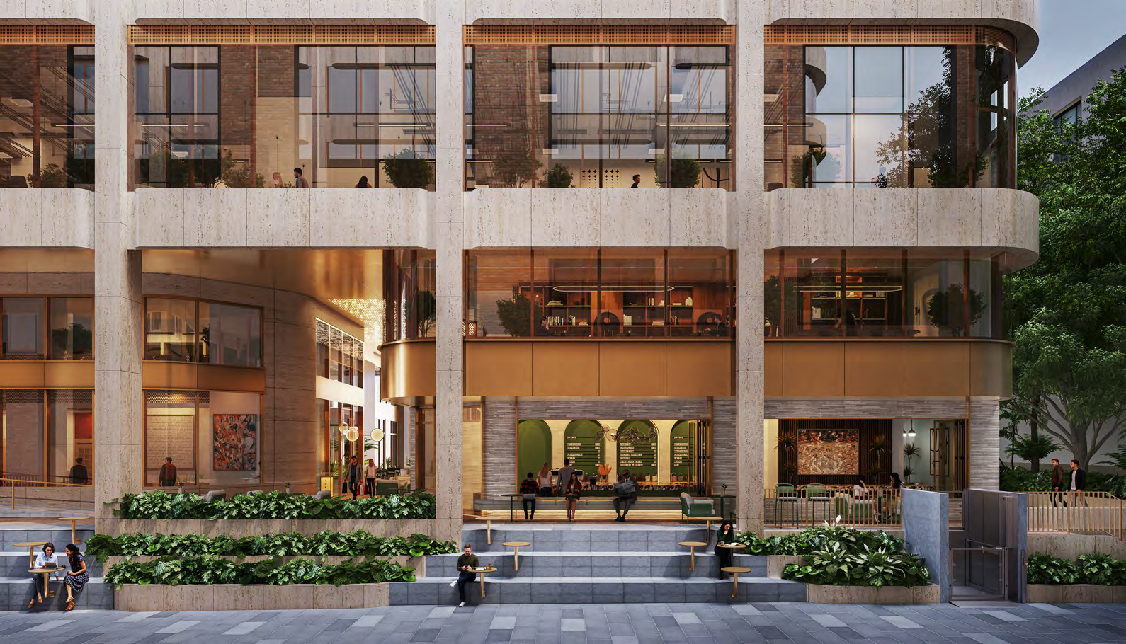 Aurum retail plaza street