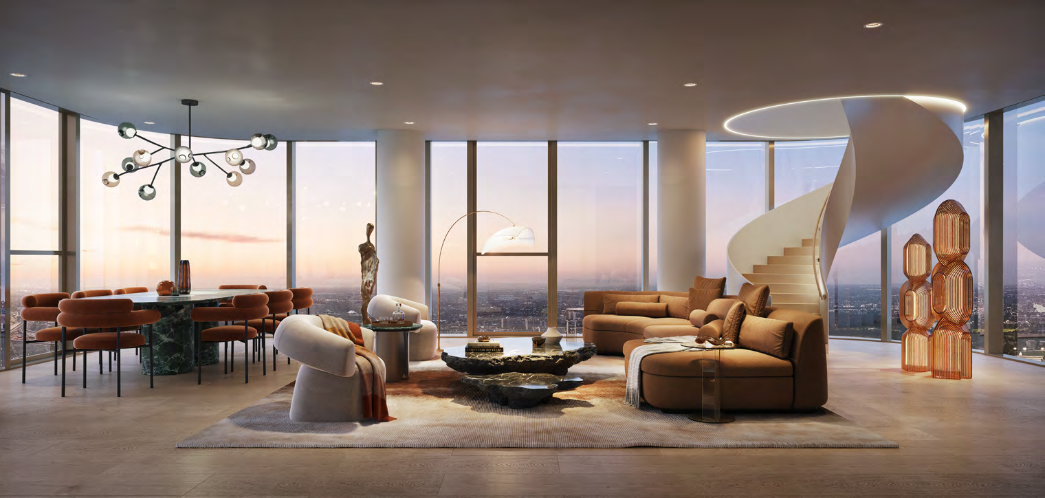Aurum Halo living room