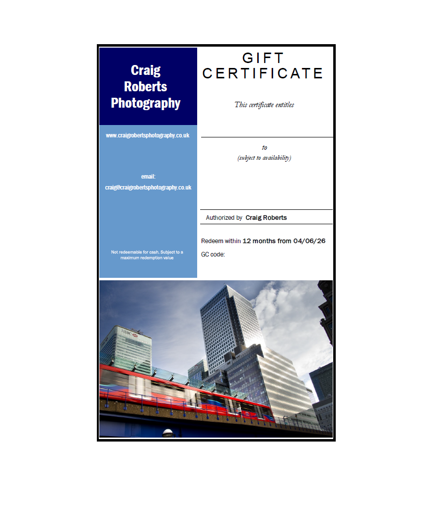 Gift certificate