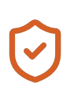 Shield icon with a checkmark inside