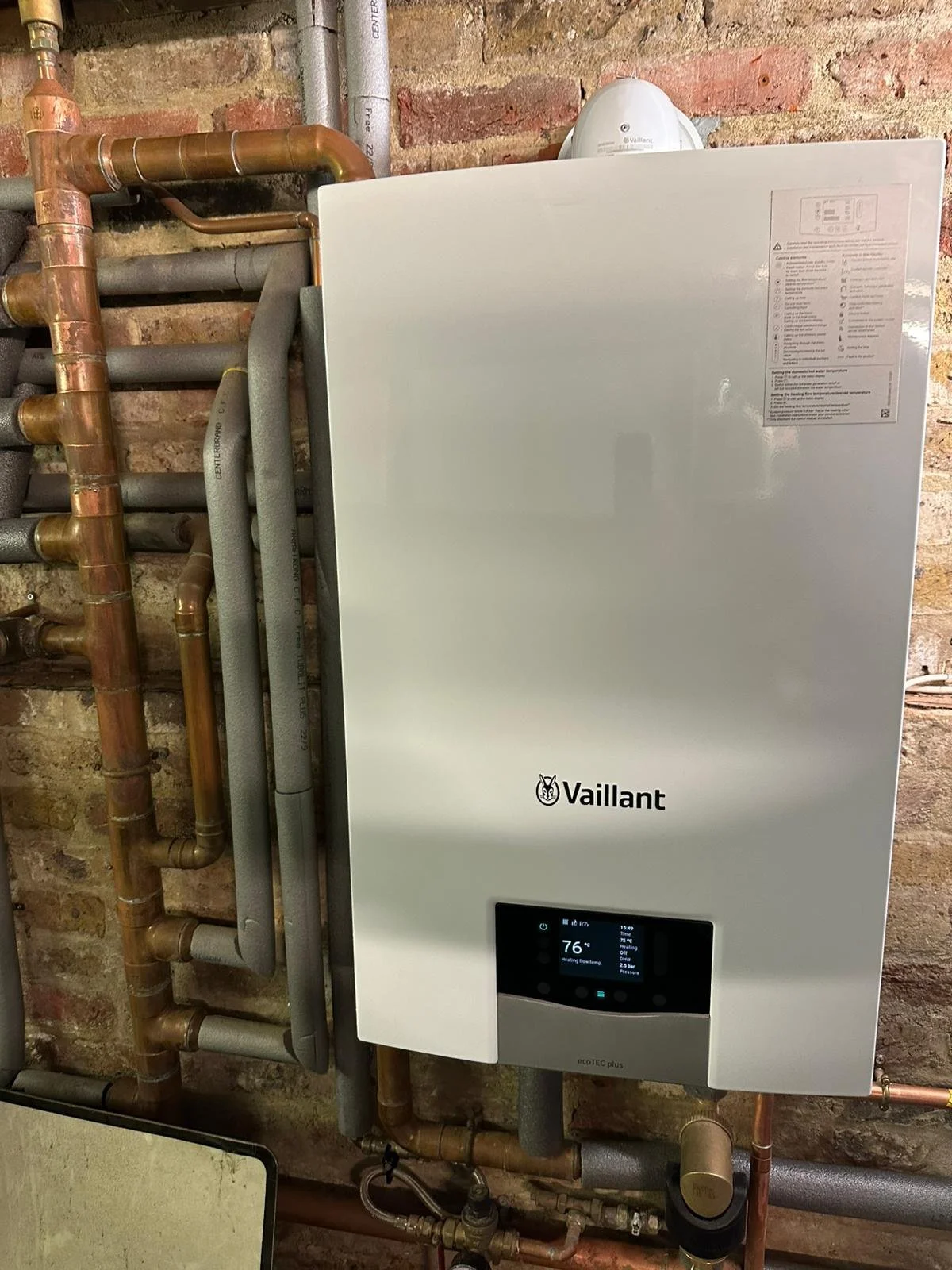 Element Heating Services - Vaillant boiler installation