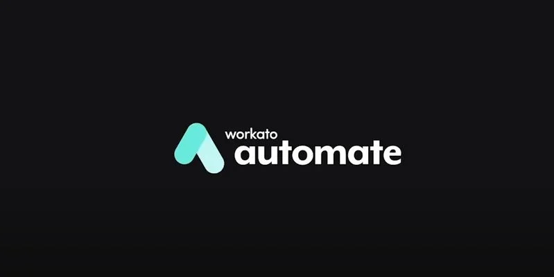 Workato Automate logo on a black background.