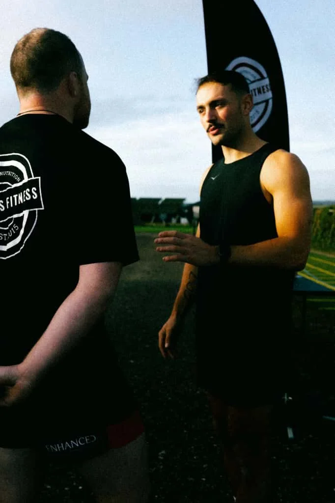 Jake Douglas Coaching client during a 1-to-1 personal training session at the gym at  R Lukins Fitness, pimperne