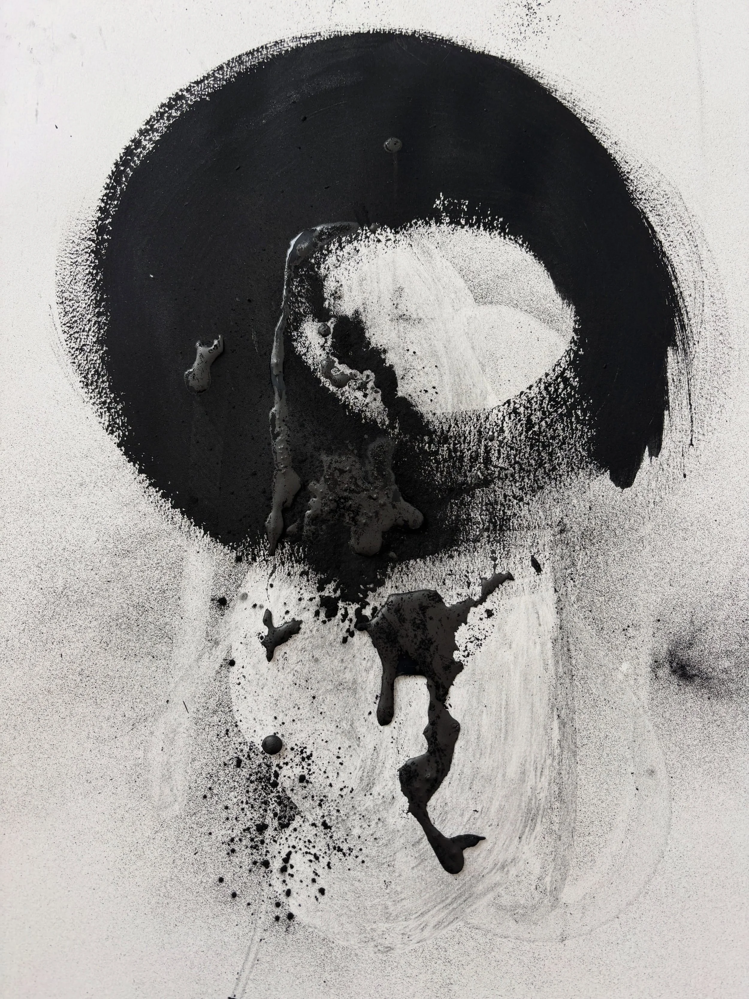 A2 &bull; charcoal dust &bull; casein