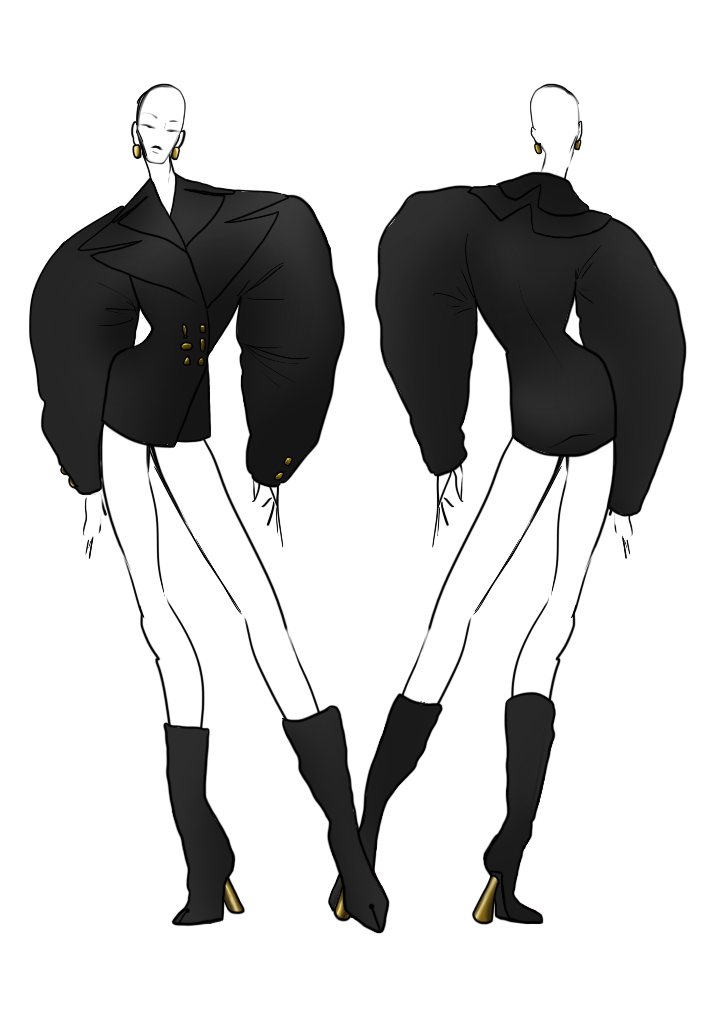 Double collar short mugler.png