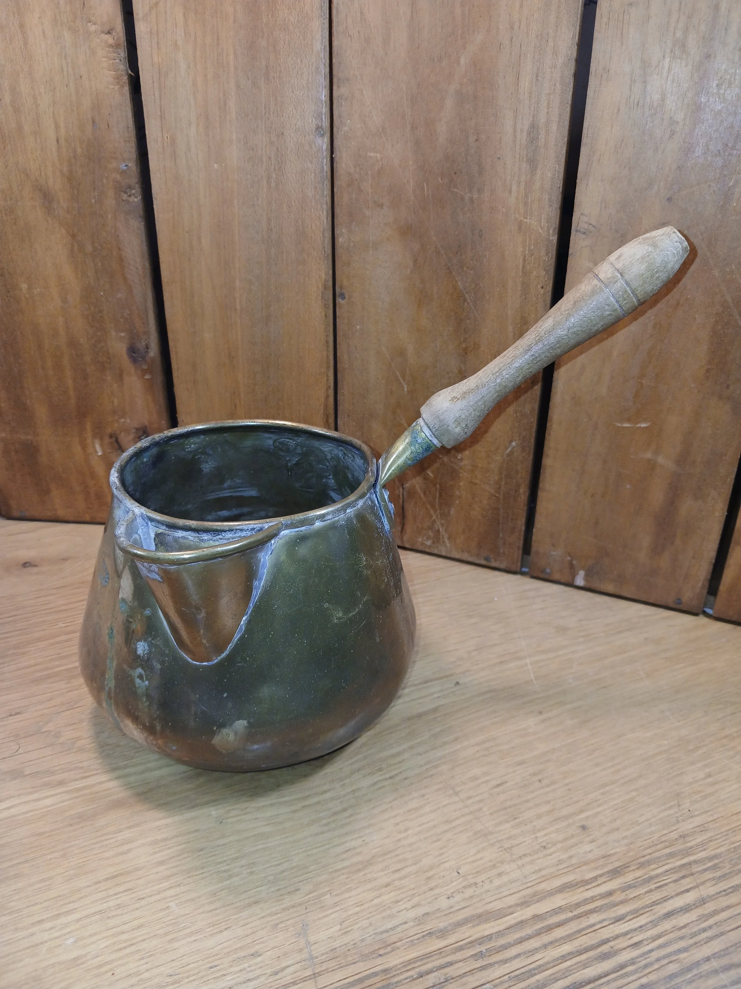 Vintage Hand Crafted Turkish Coffee Pot/Brandy Warmer With Spout