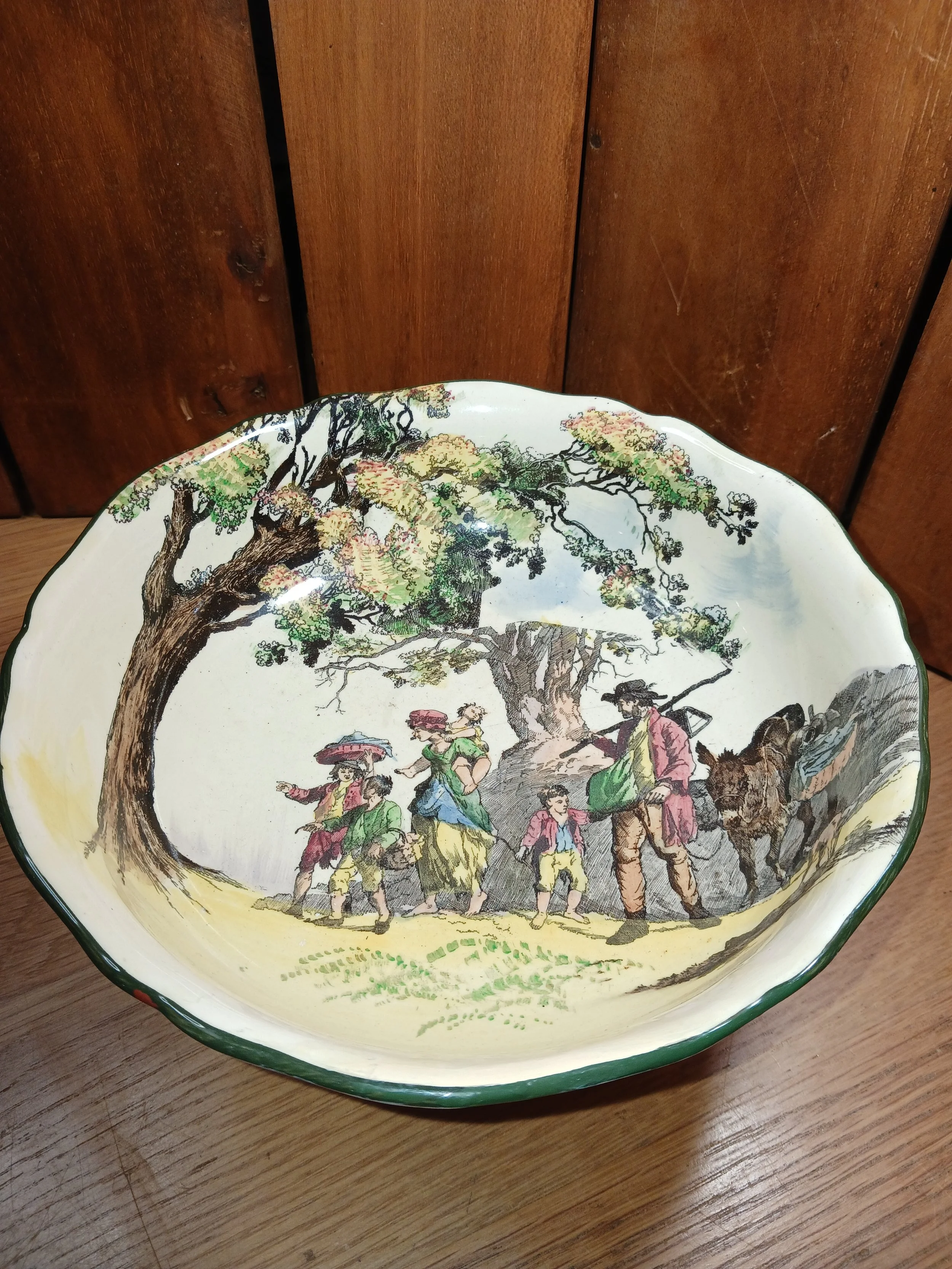 Royal Doulton Under The Greenwood Tree Footed Comport Robin Hood Series Ware