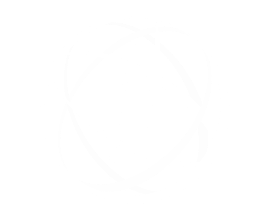 White wireframe globe on a black background.