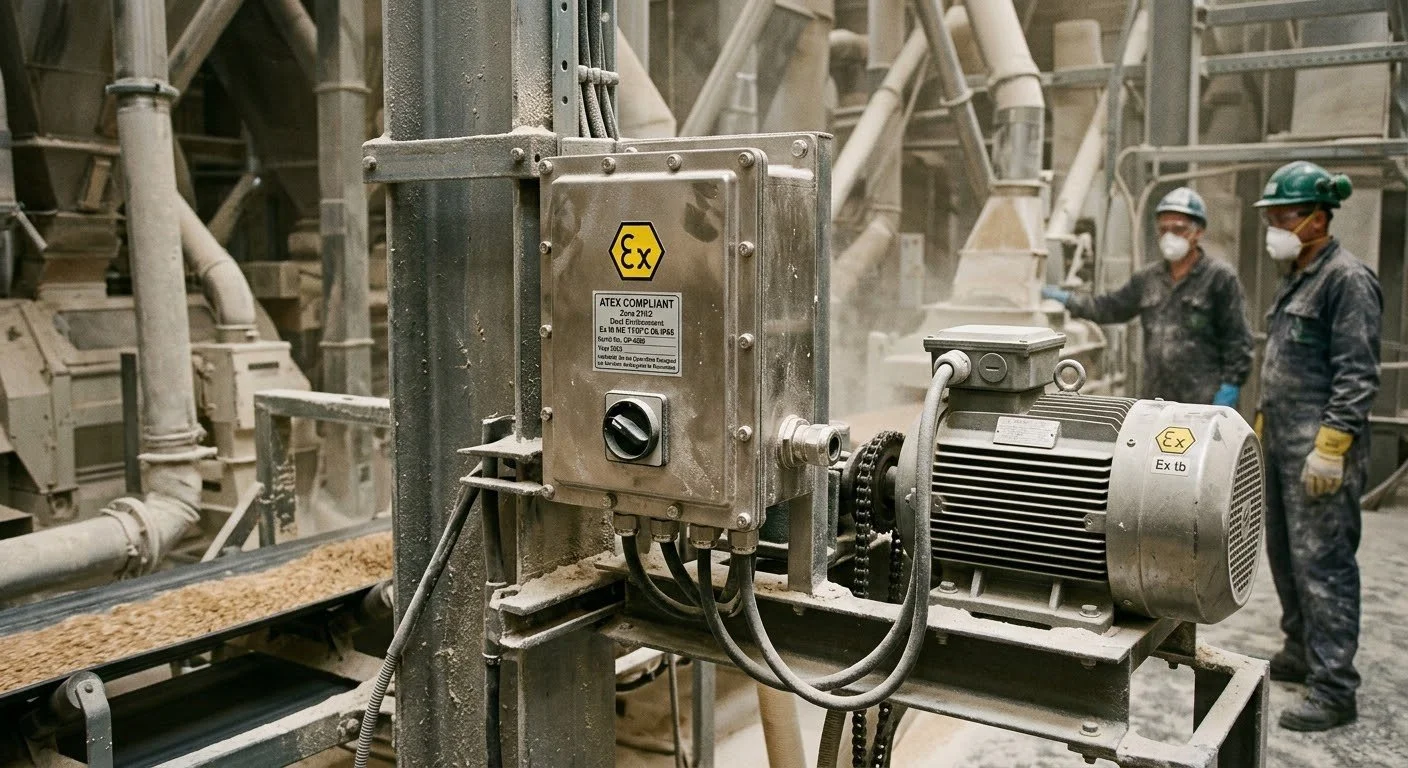 ATEX 0004 Manufacturing equipment for use in ATEX potentially explosive atmospheres