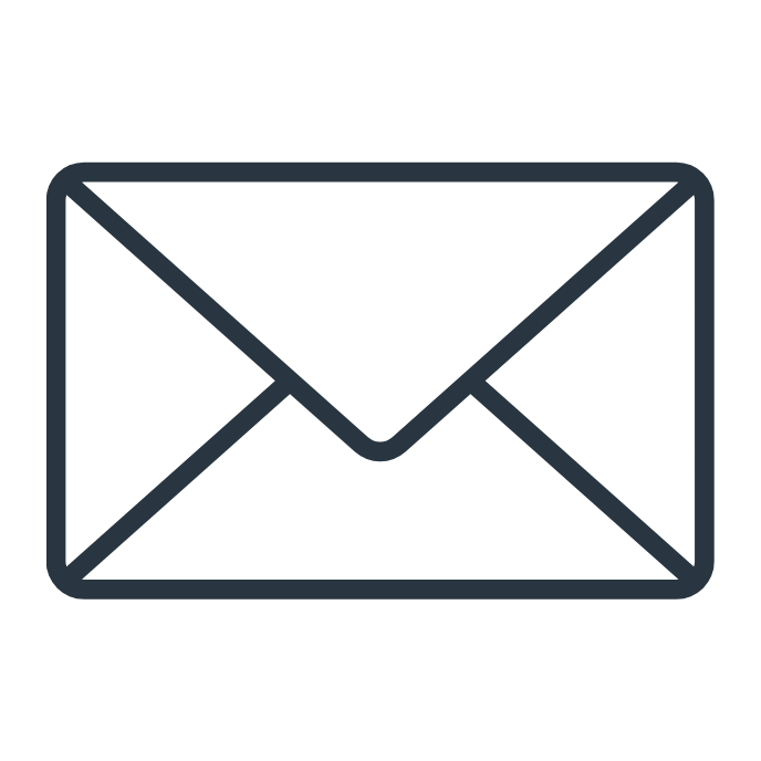 An illustrated icon of an envelope, representing email or messaging.