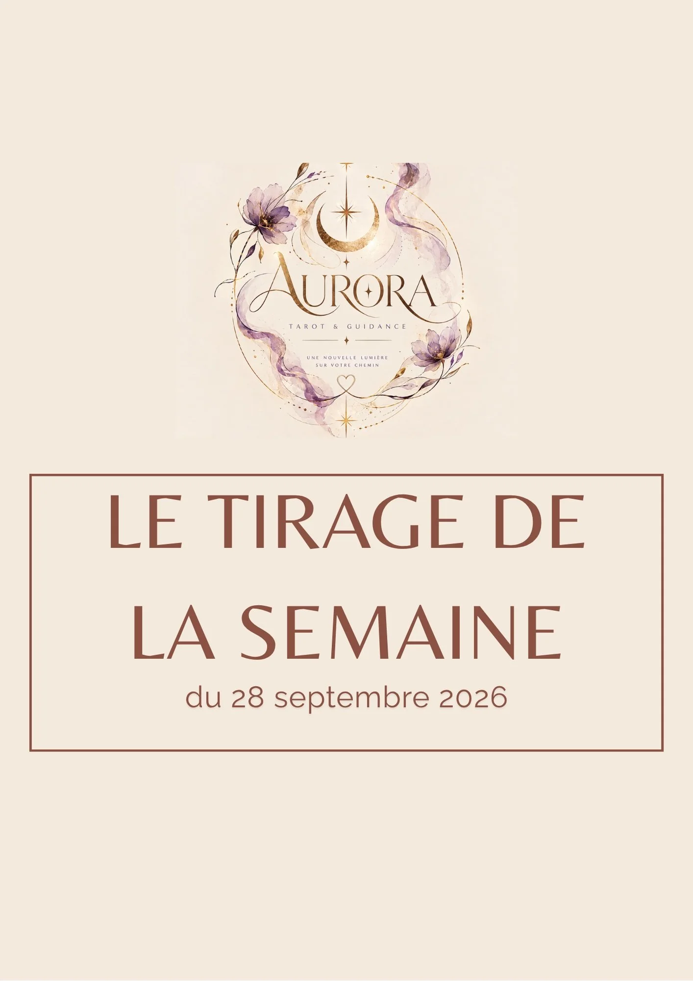 Le tirage de votre semaine est l&agrave;&hellip;

Les cartes se sont pos&eacute;es, chacune avec son message, son &eacute;nergie et peut-&ecirc;tre&hellip; une petite r&eacute;v&eacute;lation pour vous.

Prenez quelques instants, observez-les, ressen
