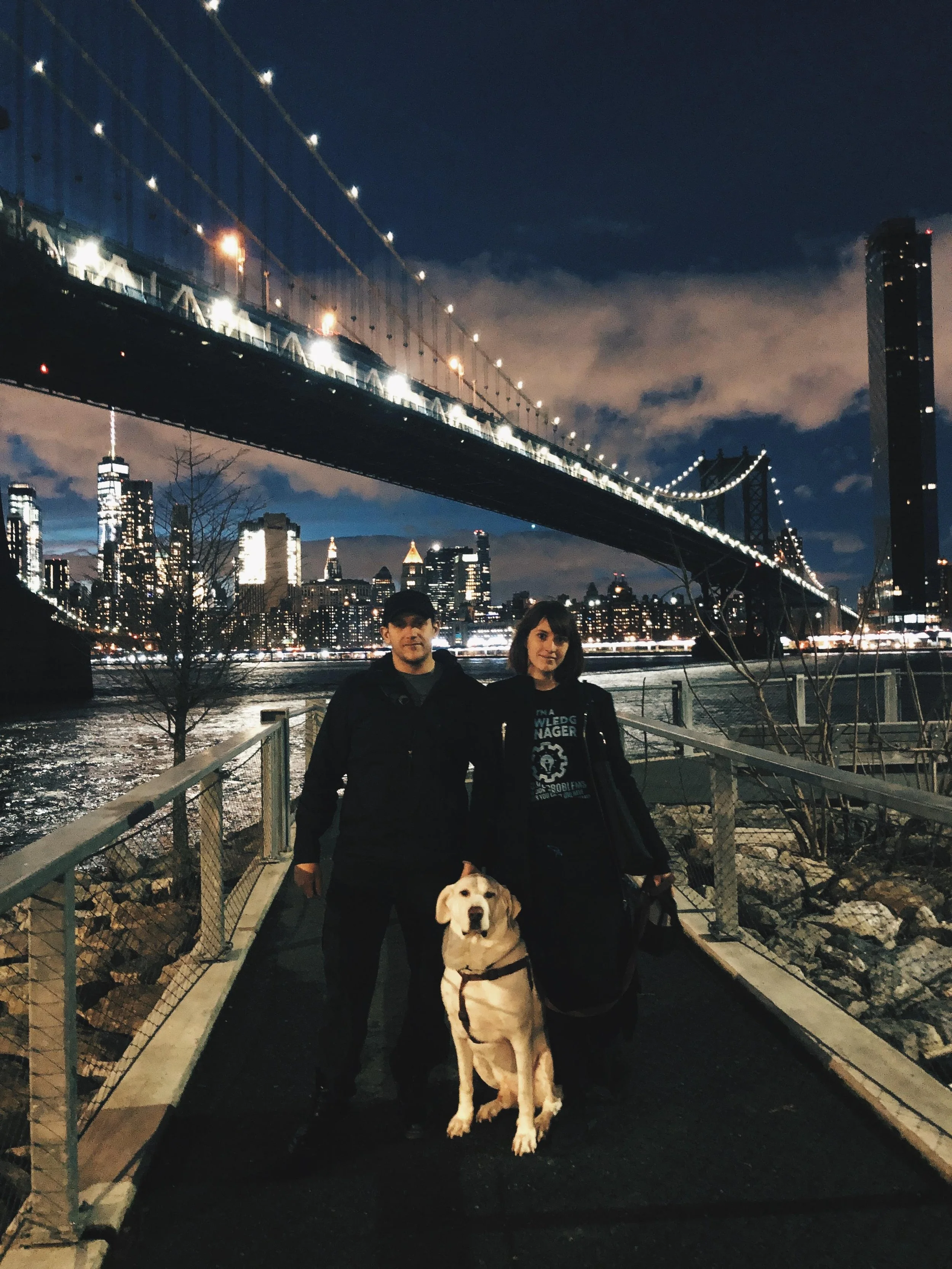 In 2018 my husband, dog Balor, and I relocated to New York City and I began work at the International Rescue Committee