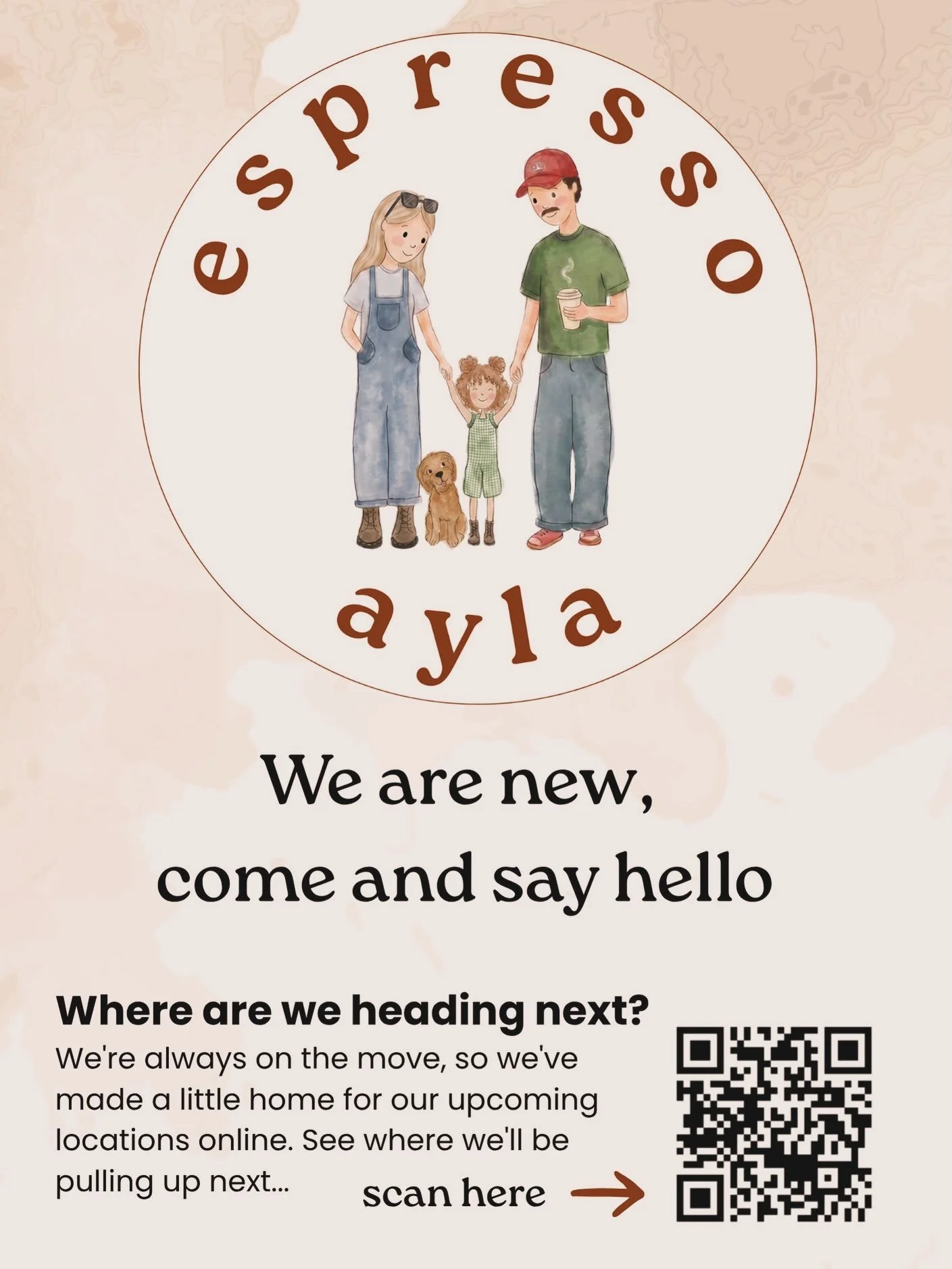 We&rsquo;ve been working really hard getting everything together for our soft launch this weekend. We&rsquo;re ready to go and we&rsquo;re so excited to see where Espresso Ayla goes. 

Sunday 11th October -

Oakley Village Hall
Church Lane
Bedford
MK