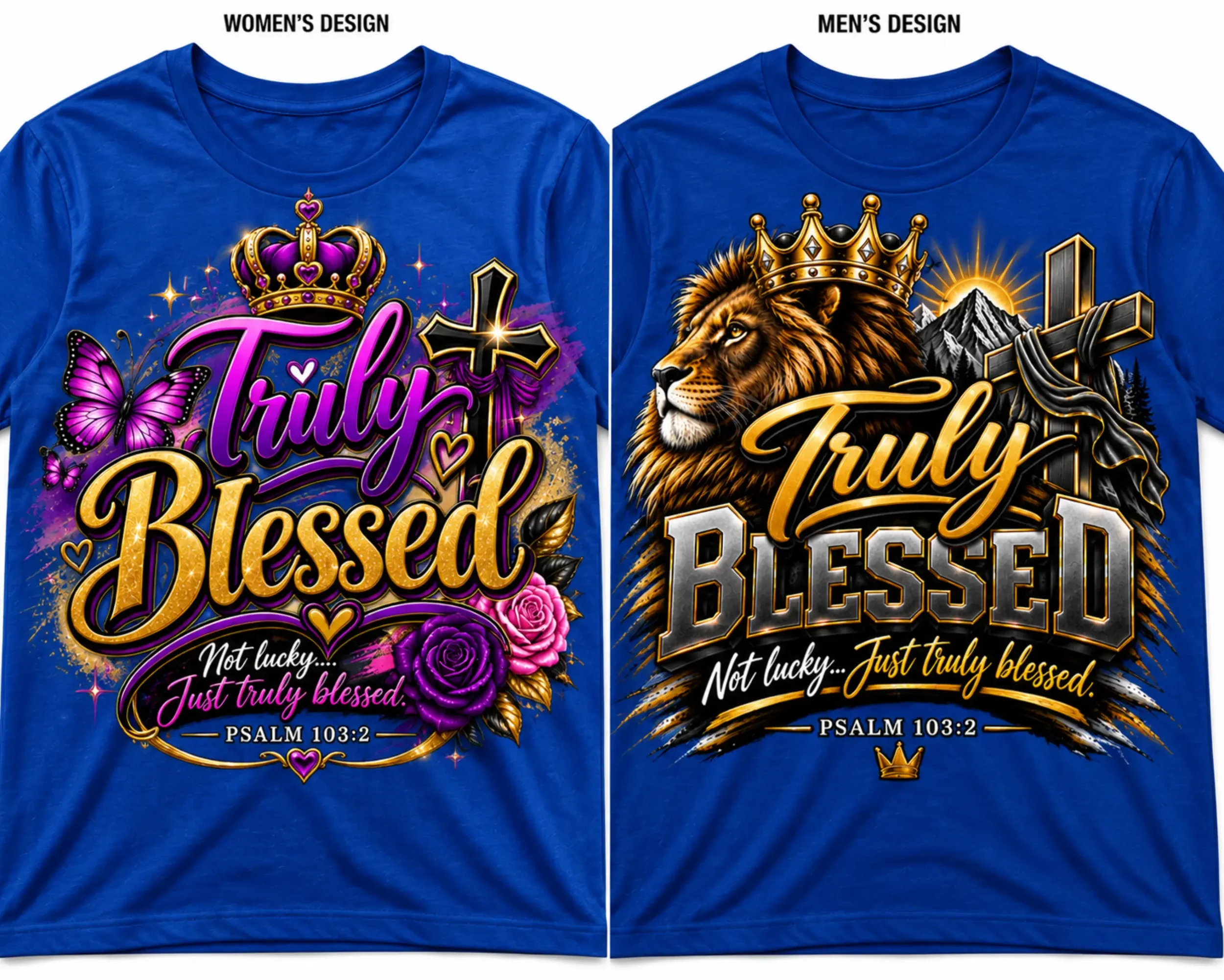 Couples Truly Blessed Tee's