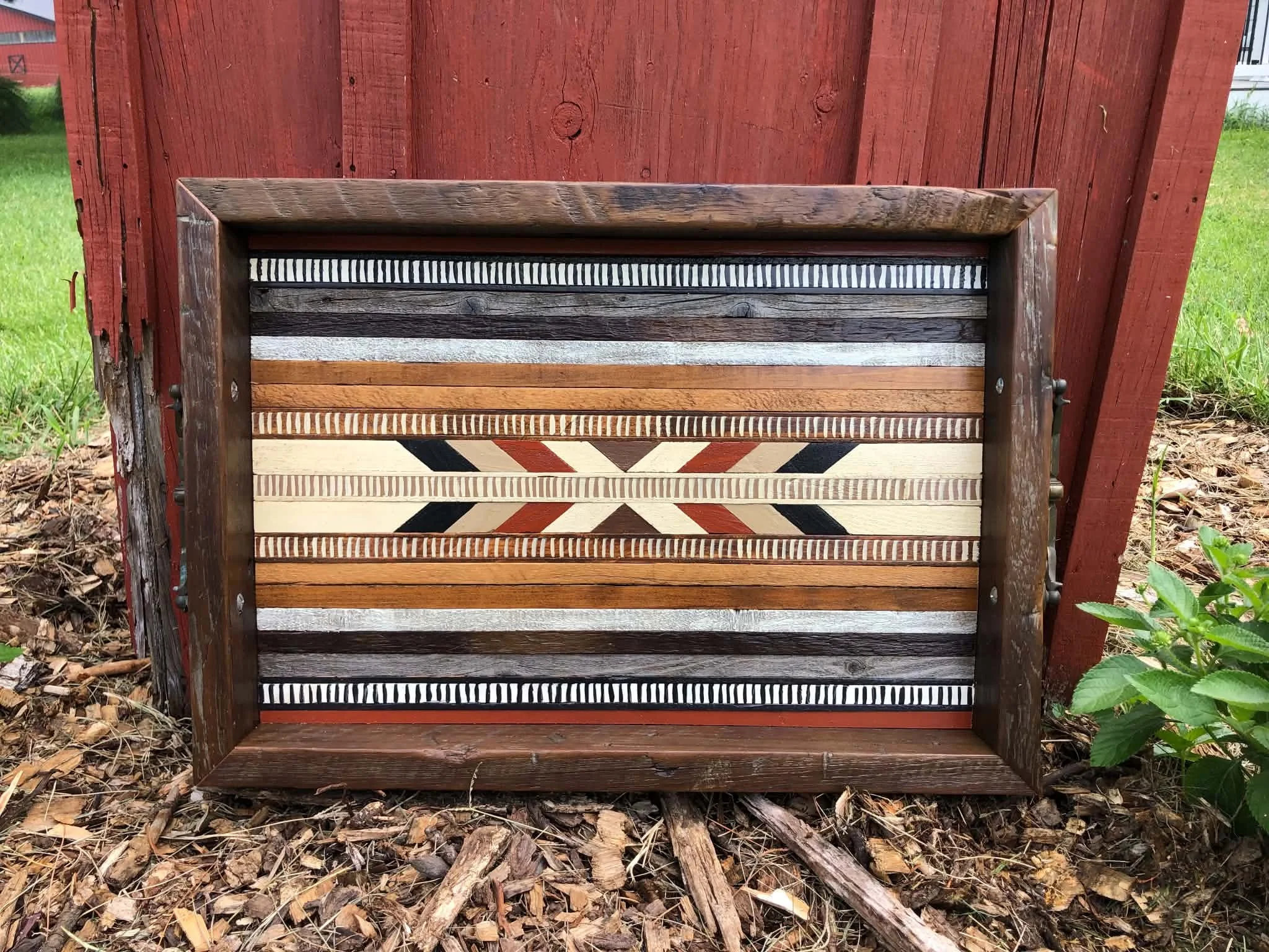 Rug Pattern Replicated Onto Serving Tray