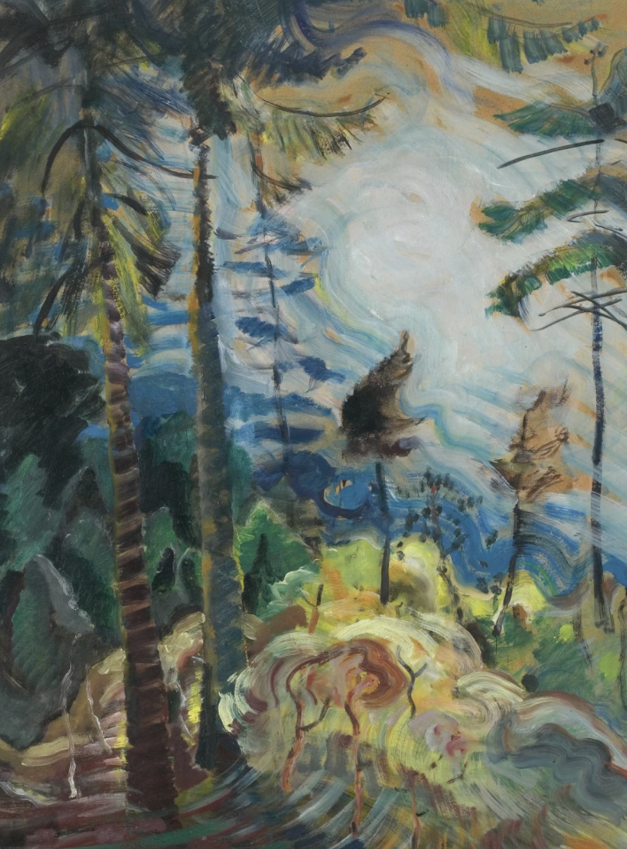 British Columbia landscape, Emily Carr (1940)