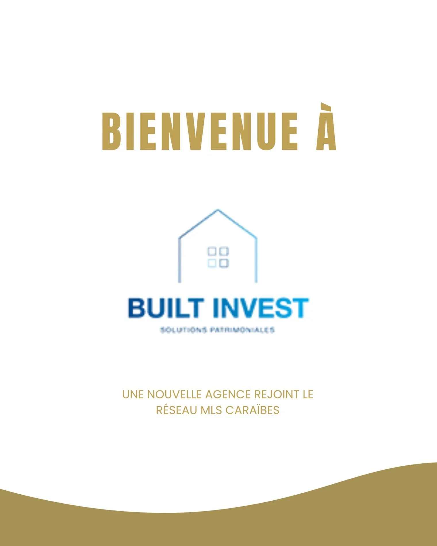 ✨ BIENVENUE &Agrave; BUILT INVEST !
Le r&eacute;seau MLS Cara&iuml;bes s&rsquo;agrandit et accueille une nouvelle agence parmi ses membres : Built Invest. 🤝
Une nouvelle collaboration qui vient renforcer notre r&eacute;seau et notre volont&eacute; d