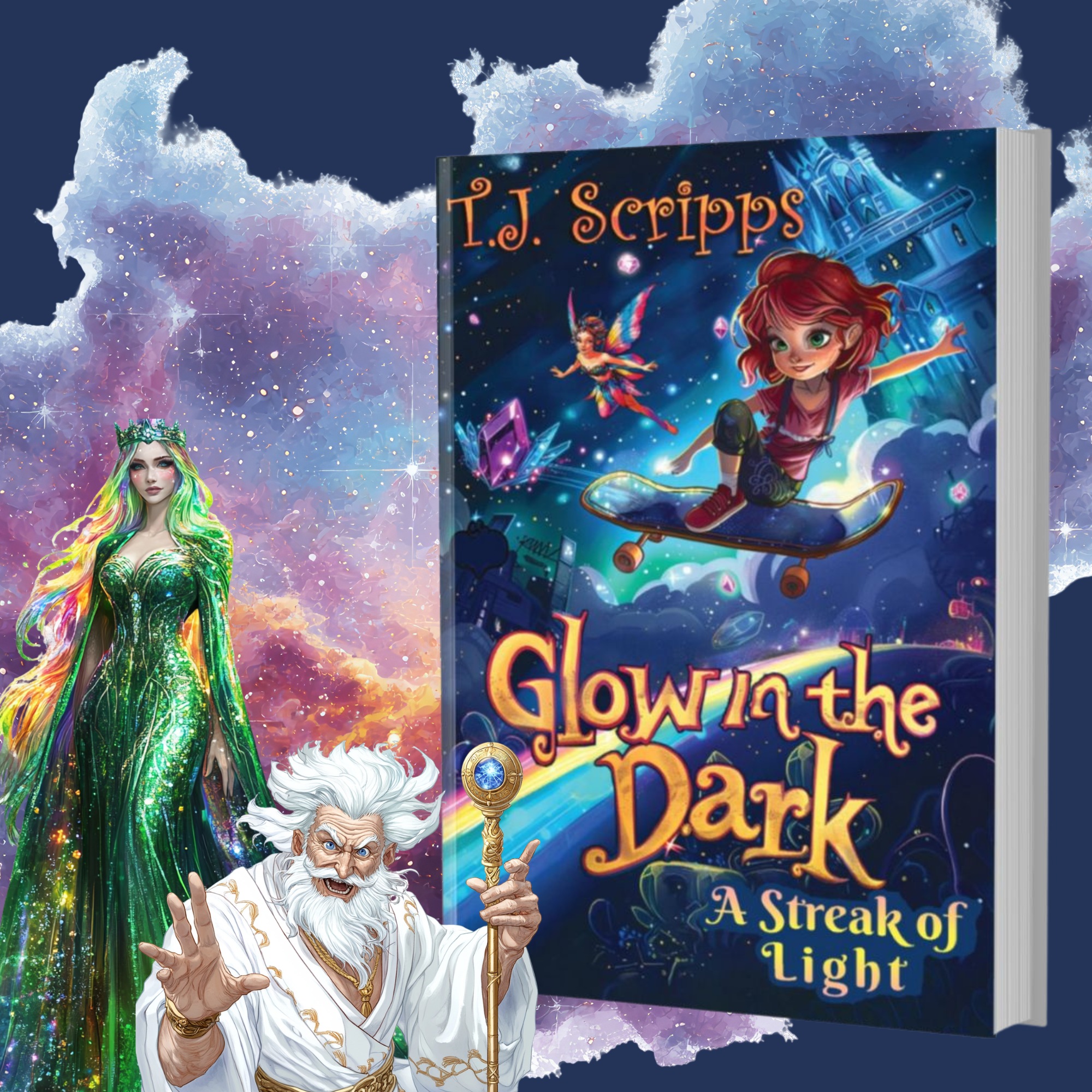 Glow in the Dark by T.J Scripps, editing and publishing management