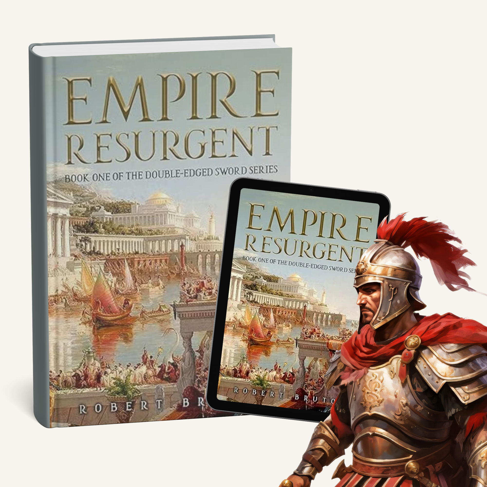 A book titled 'Empire Resurgent' by Robert Bruton. Writing Coaching, Editing, Interior & Exterior book design + publishing support by Lyndsay Stanley
