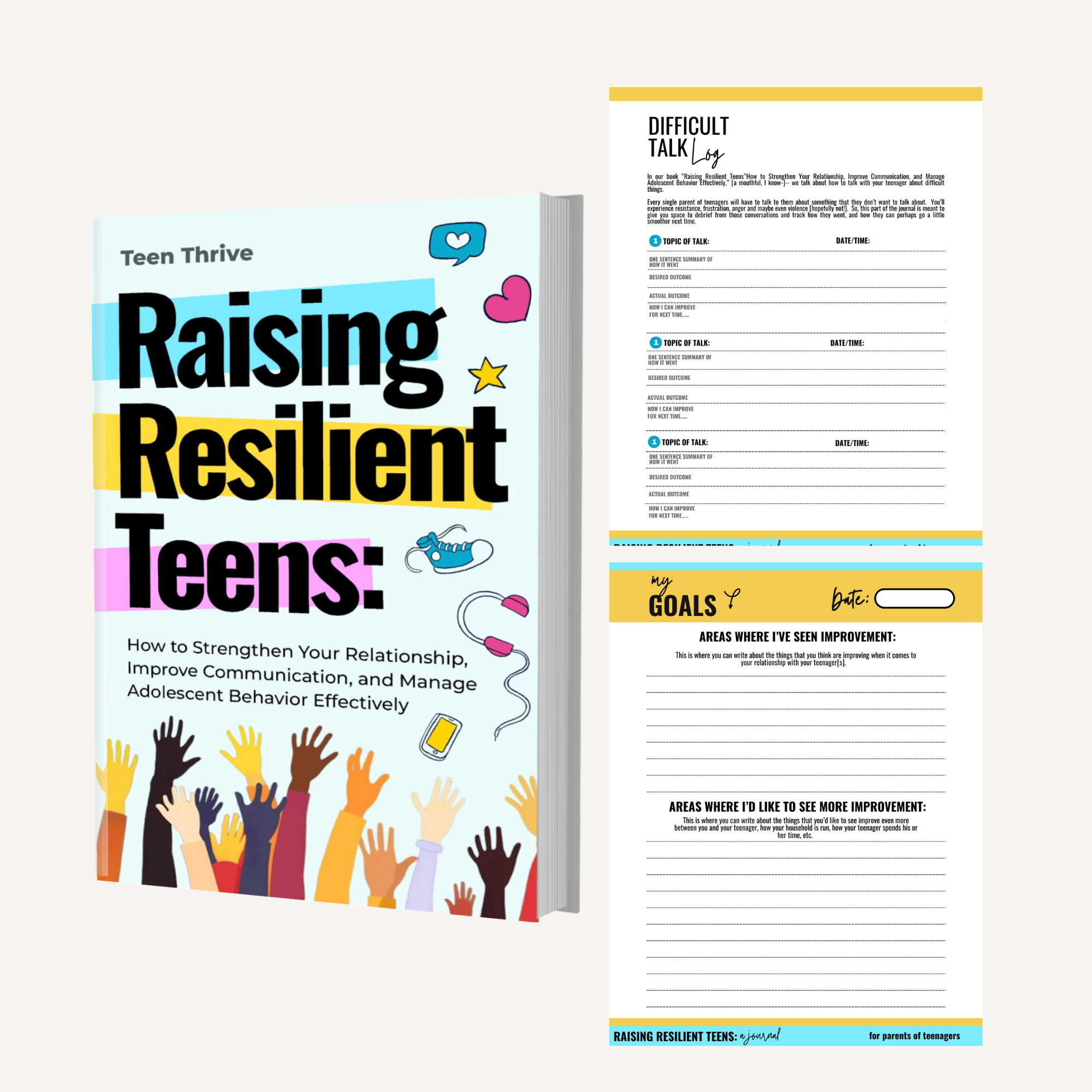 'Raising Resilient Teens' published by Teen Thrive.  Editing & Publishing Management completed by Lyndsay Stanley