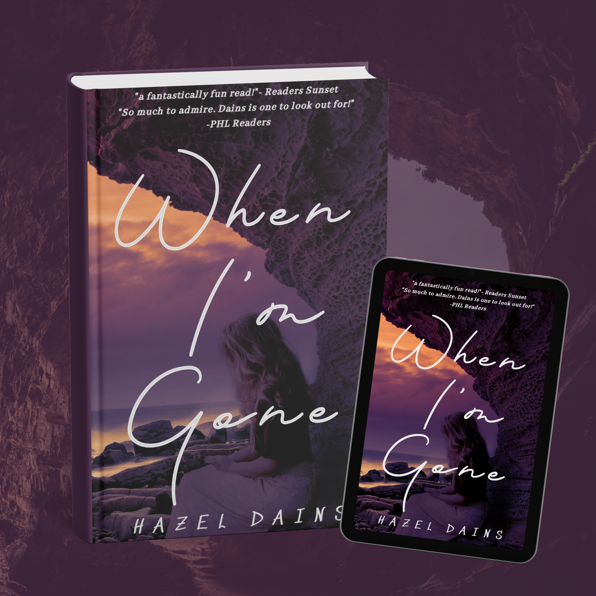 'When the Gown' by Hazel Dains, cover design and editing by Lyndsay Stanley