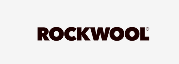 Rockwool logo in black text on a white background.