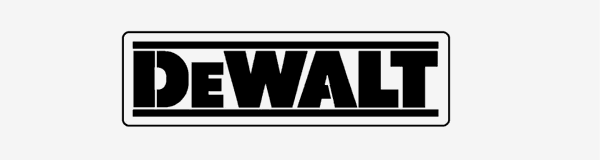 DeWalt logo in black and white