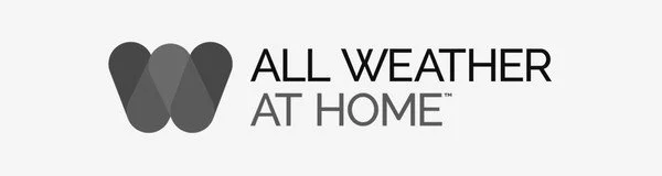 All Weather at Home logo with stylized 'W' and text