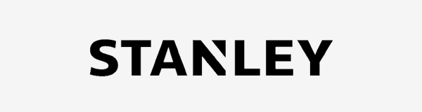 The word 'STANLEY' in bold black letters on a white background.