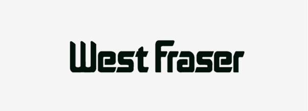West Fraser logo in black text on a white background