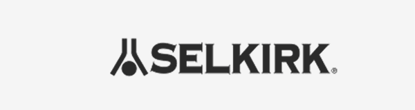 Selkirk logo in black on a white background.