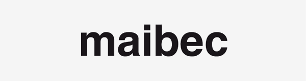 Maibec logo in black text on white background.