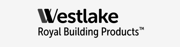 Westlake Royal Building Products logo with black text on a light gray background