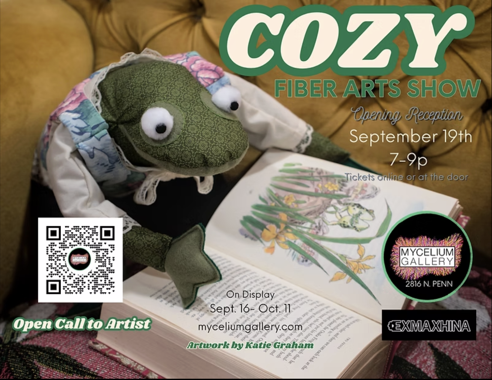"Cozy"  Fiber Arts Group Exhibition