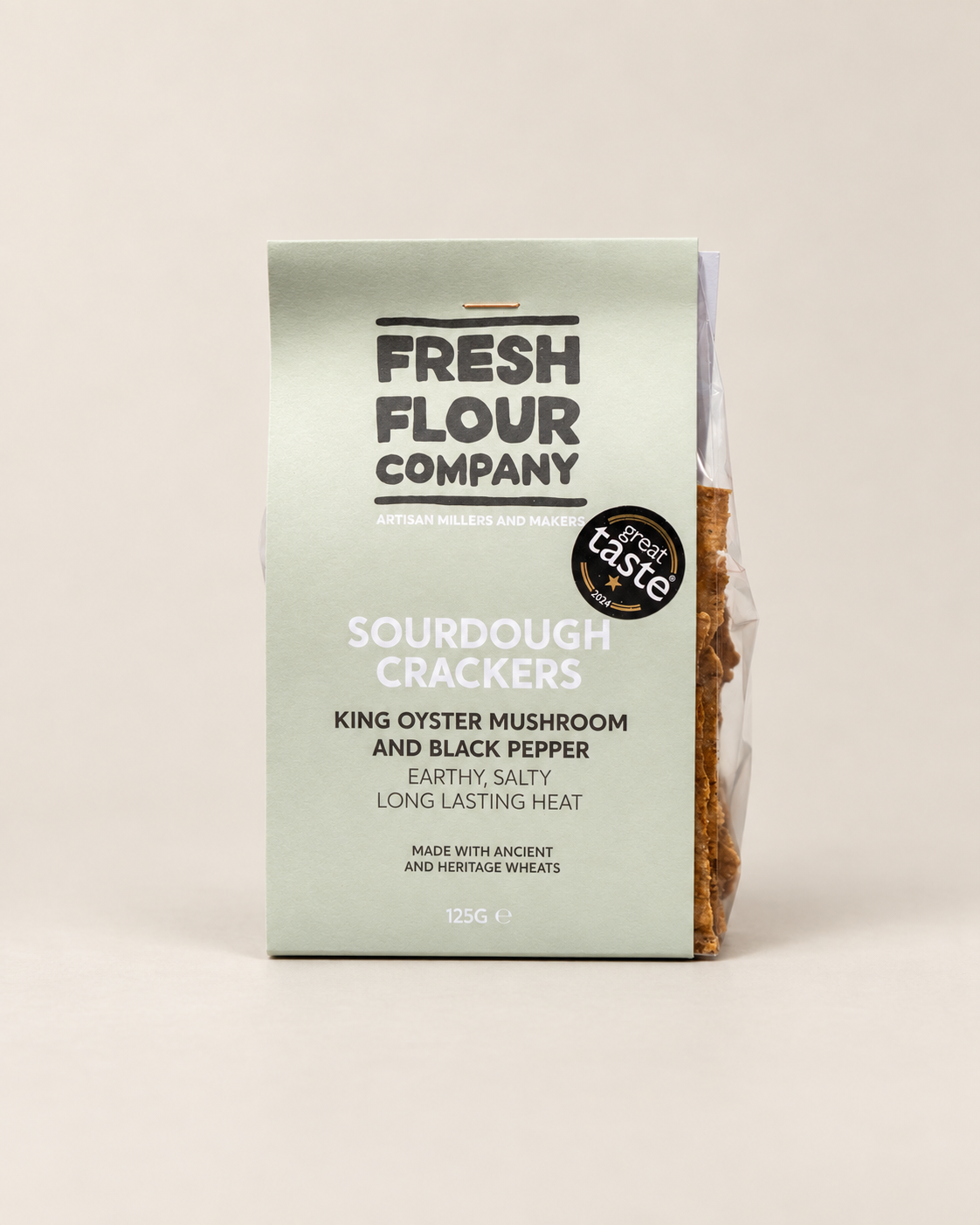 Sourdough Crackers - King Oyster