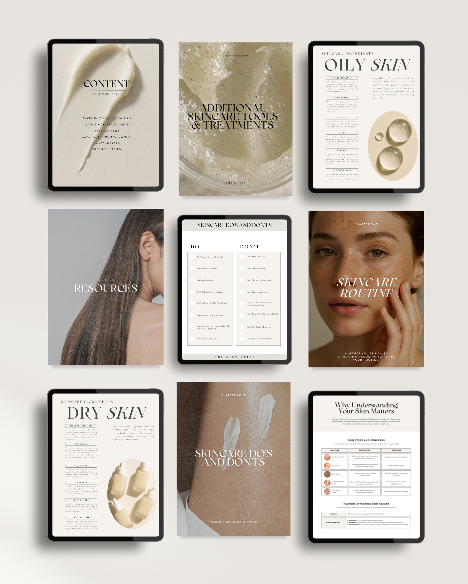 Skincare eBook Template
