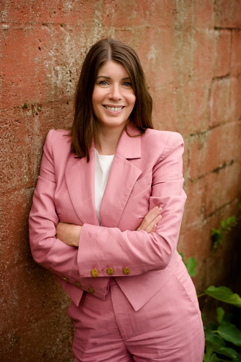 A business photograph of Angela Spink, founder and owner of Lineup Studios