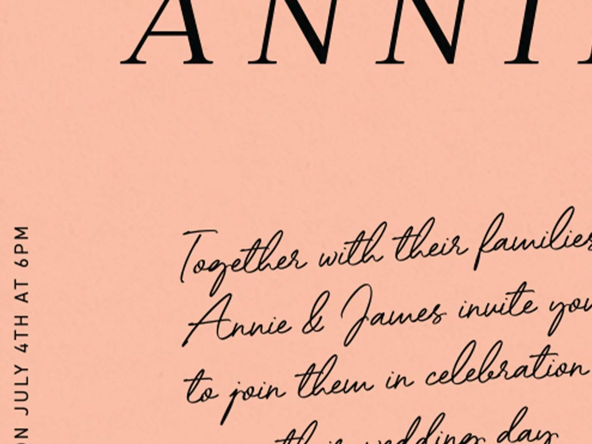 Annie & James Wedding