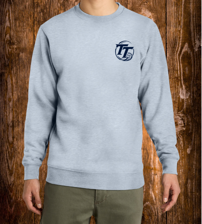 Fleece Crew - Light Heather Grey