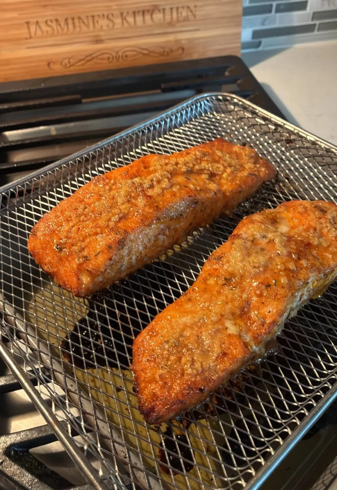 Salmon*, Sweet Baked Potato, Broccolini