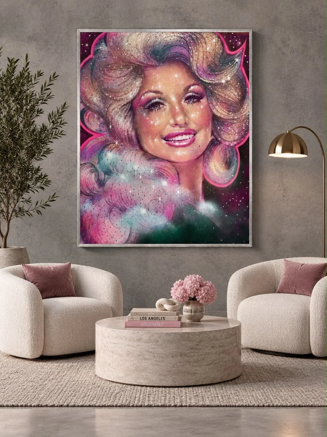 Original Canvas 48 x 60 Dazzling Dolly