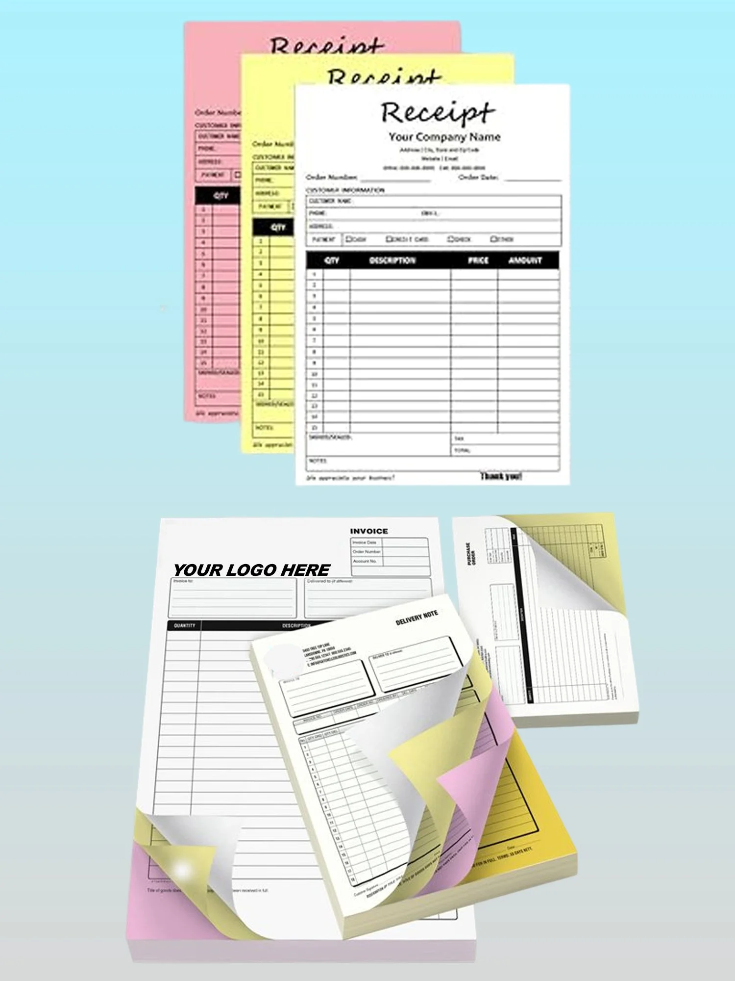 NCR FORMS / INVOICE / RECEIPT