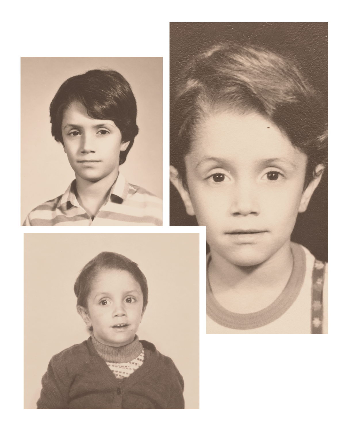 Mo Hamoudi as a child in Tehran, from his family archive.