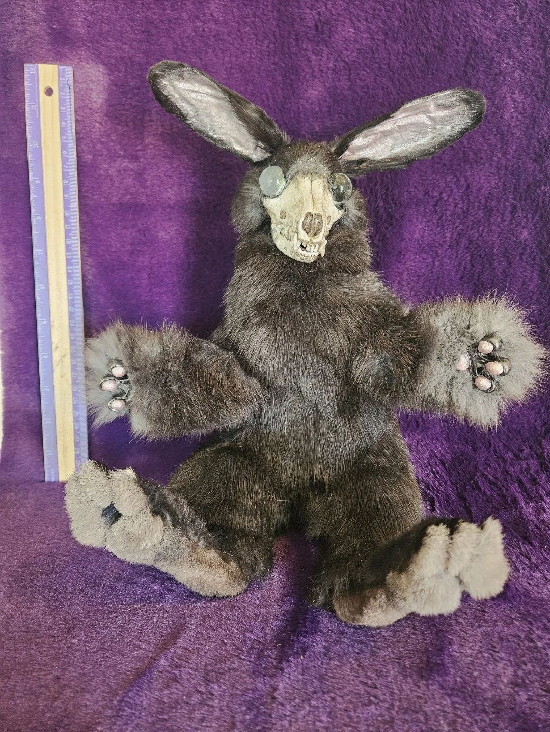 Black Skull Bunny