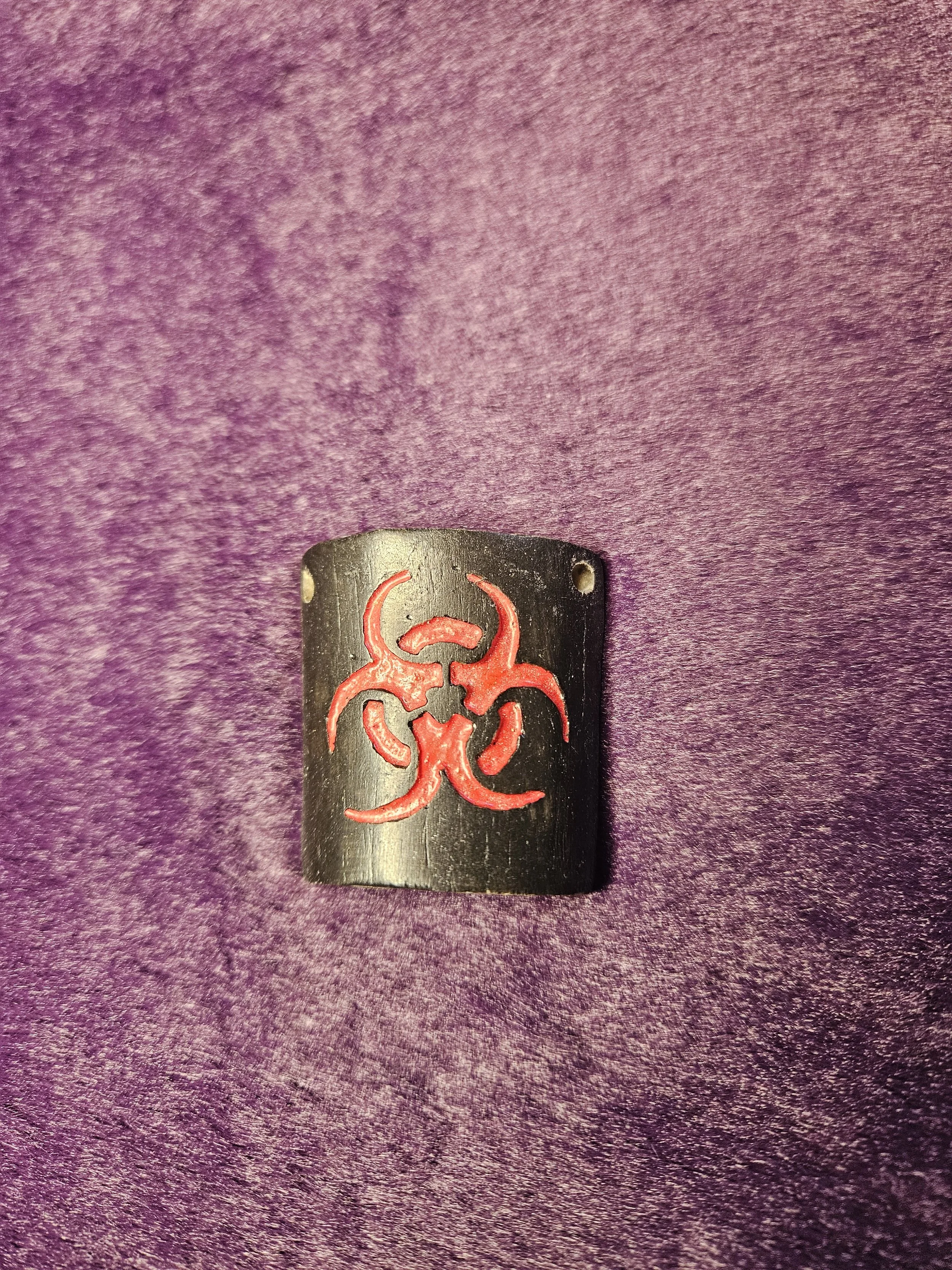 Biohazard Bone Charm