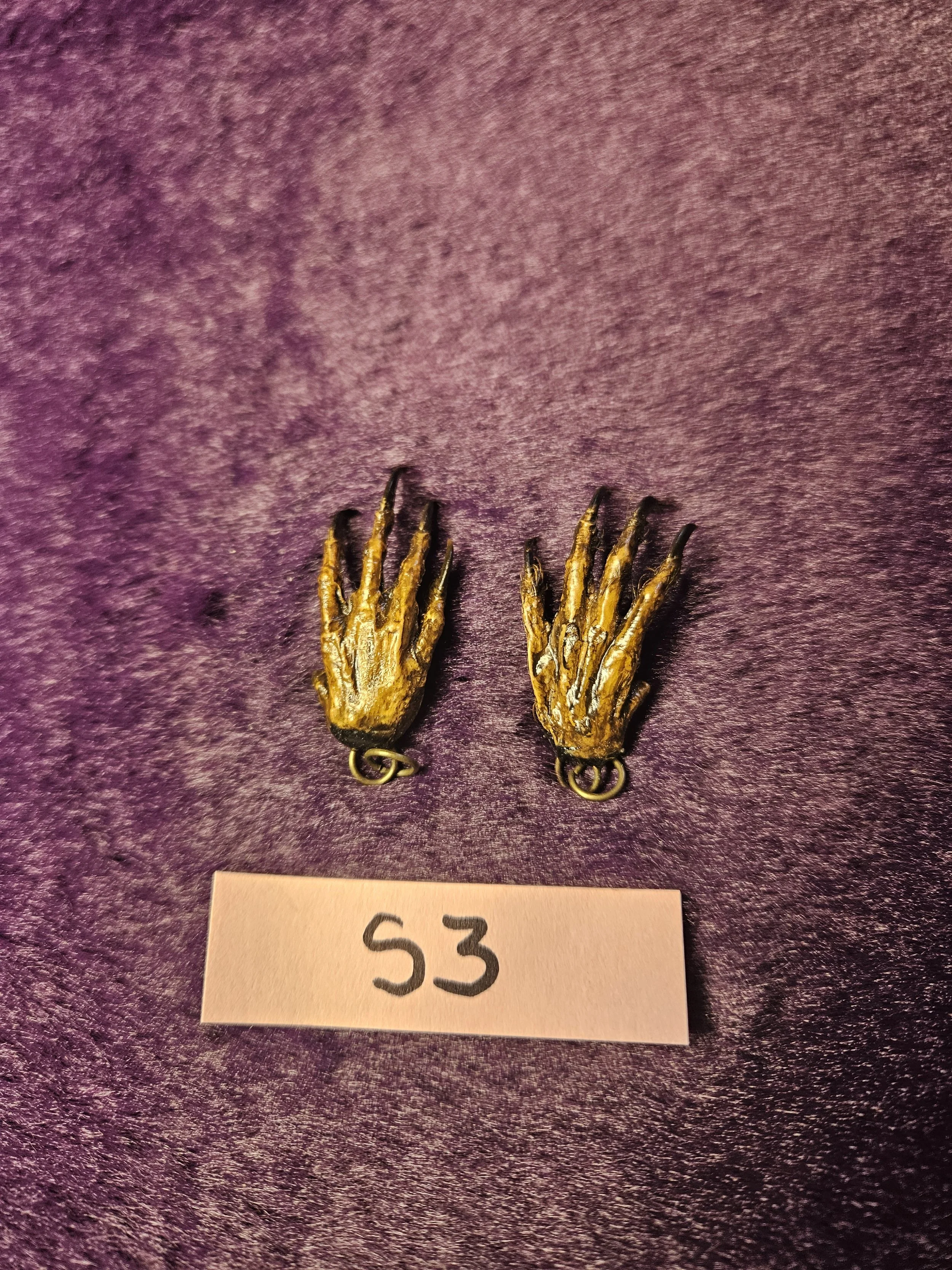 Mummified Squirrel Hand Charms - S3