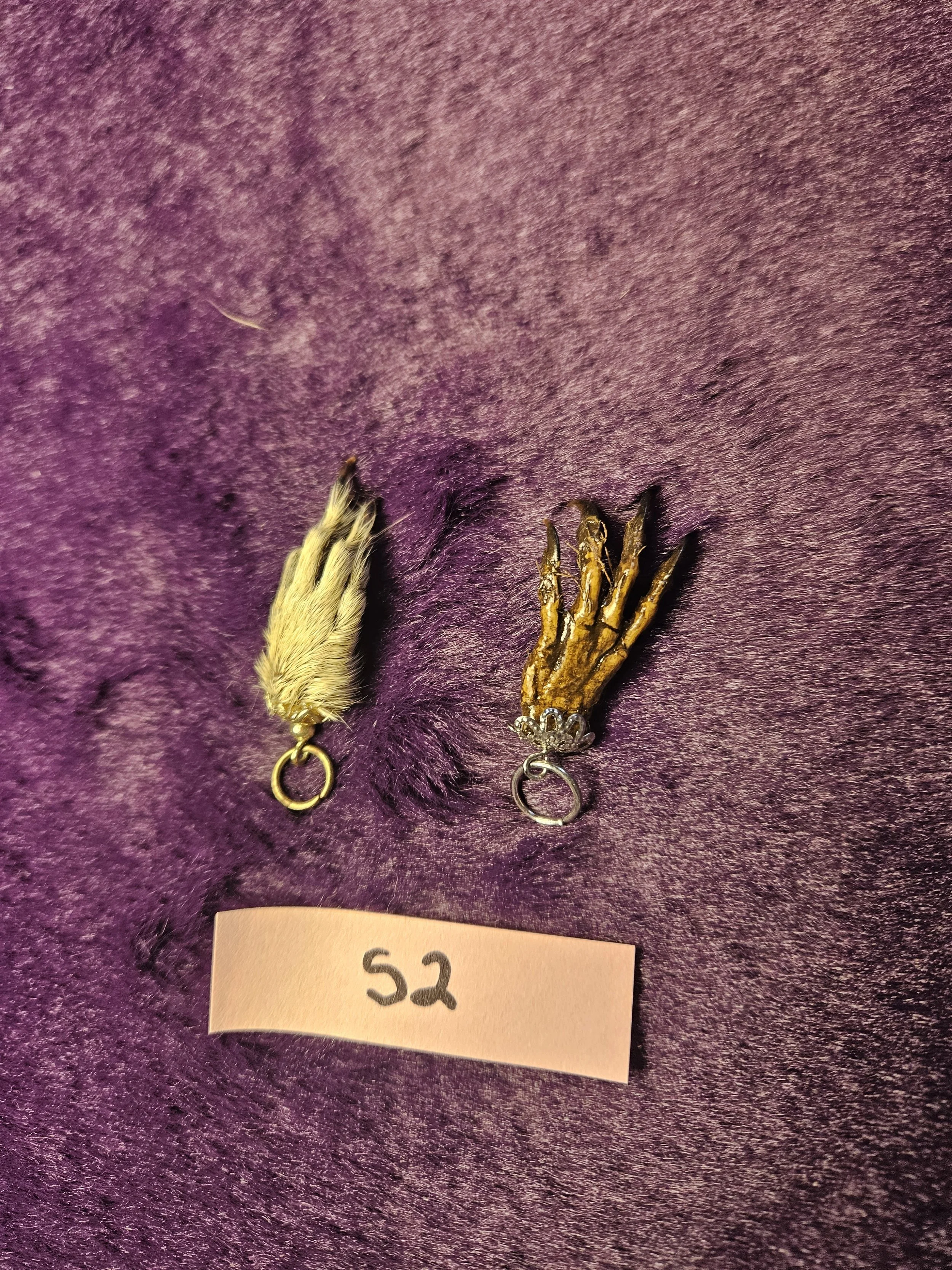 Mummified Squirrel Hand Charms - S2