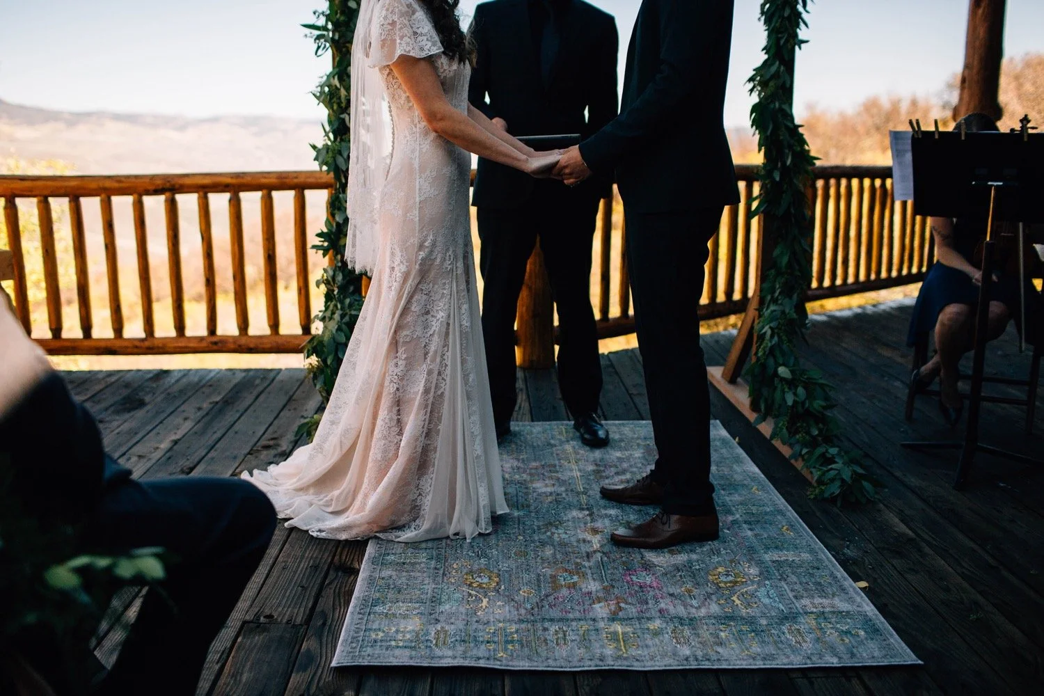 intimate Colorado wedding at Cabin 9000